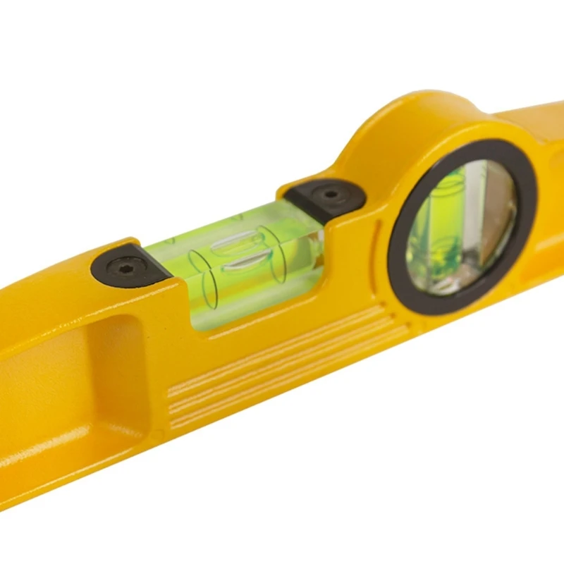 Magnetic Torpedo Level, 10-Inch Shockproof Tool box Level with 2Bubble Spirit Level 90 180 Degree KXRE