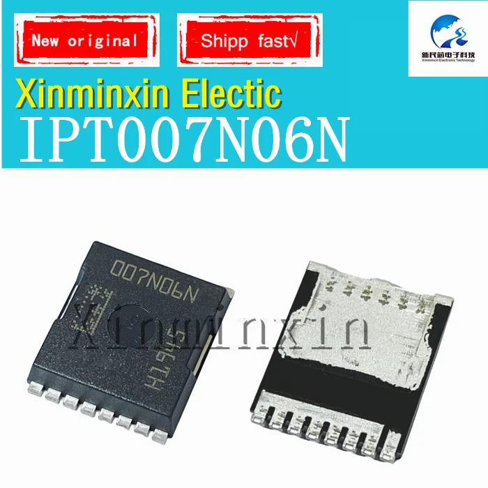 5PCS/LOT IPT007N06N 007N06N 300A 60V HSOF8 IPT007N06NATMA1  SMD IC Chip % 100New Original