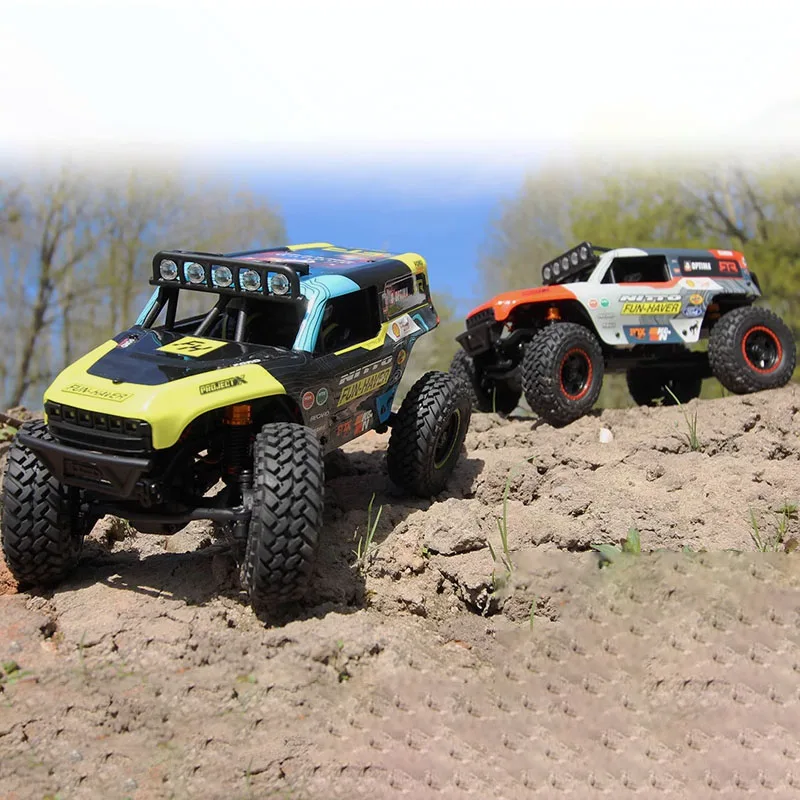 2.4g Full Scale รีโมทคอนโทรล Hpi 1:18 จําลอง Fute Wrangler 4400 สี่ล้อไดรฟ์ Brushed Off Road ปีนเขารถรุ่น