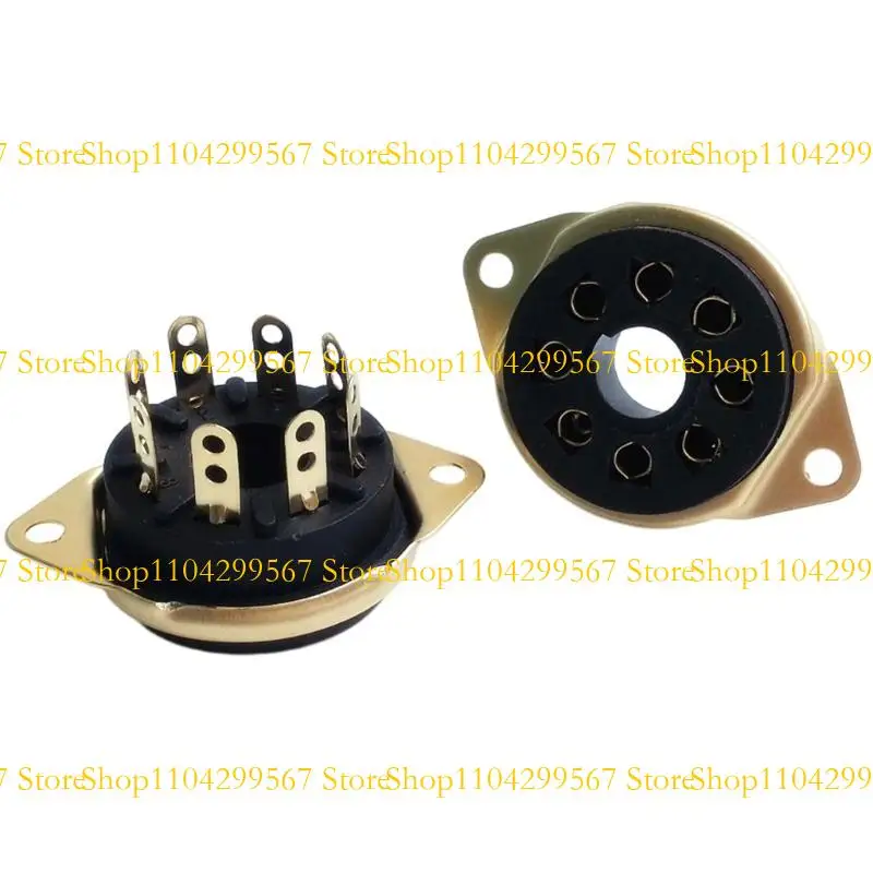 

CS1W 5pcs Quality 8Pin Vacuum Tube Socket Octal for KT66 KT88 6SL7 6SN7 6V6 5AR4/GZ34 Socket Durable ABS Long-Lasting Use