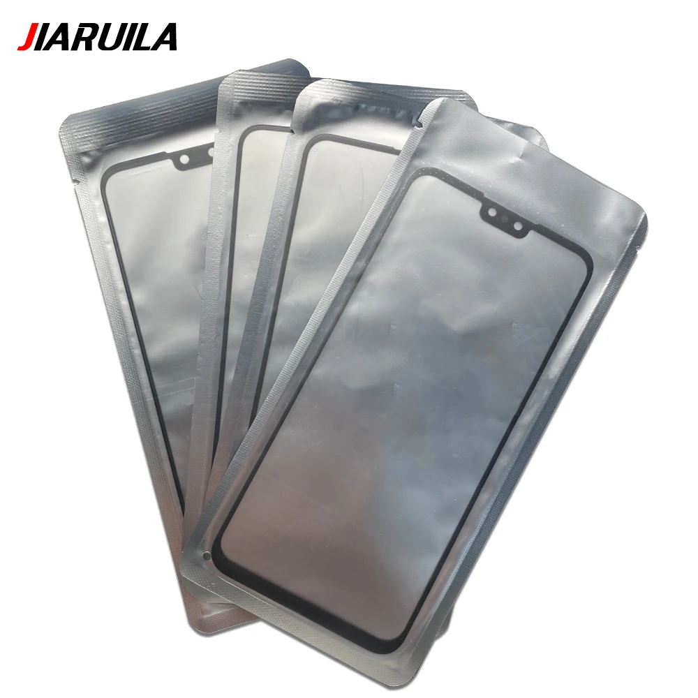 LCD Front Touch Screen Glass Outer Lens With OCA Film For Huawei P30 P40  Lite E Y6P Y7A Y7P Y8P Y8S Y9 2019 With OCA Screen