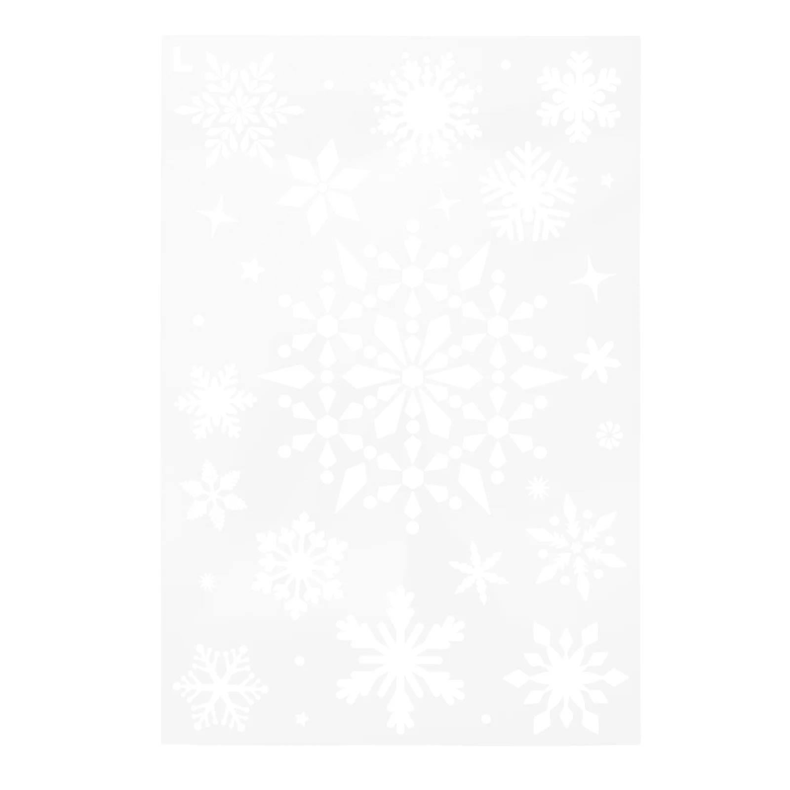 Christmas Snowflake Template Stencil for Painting Journaling Child Winter Decor