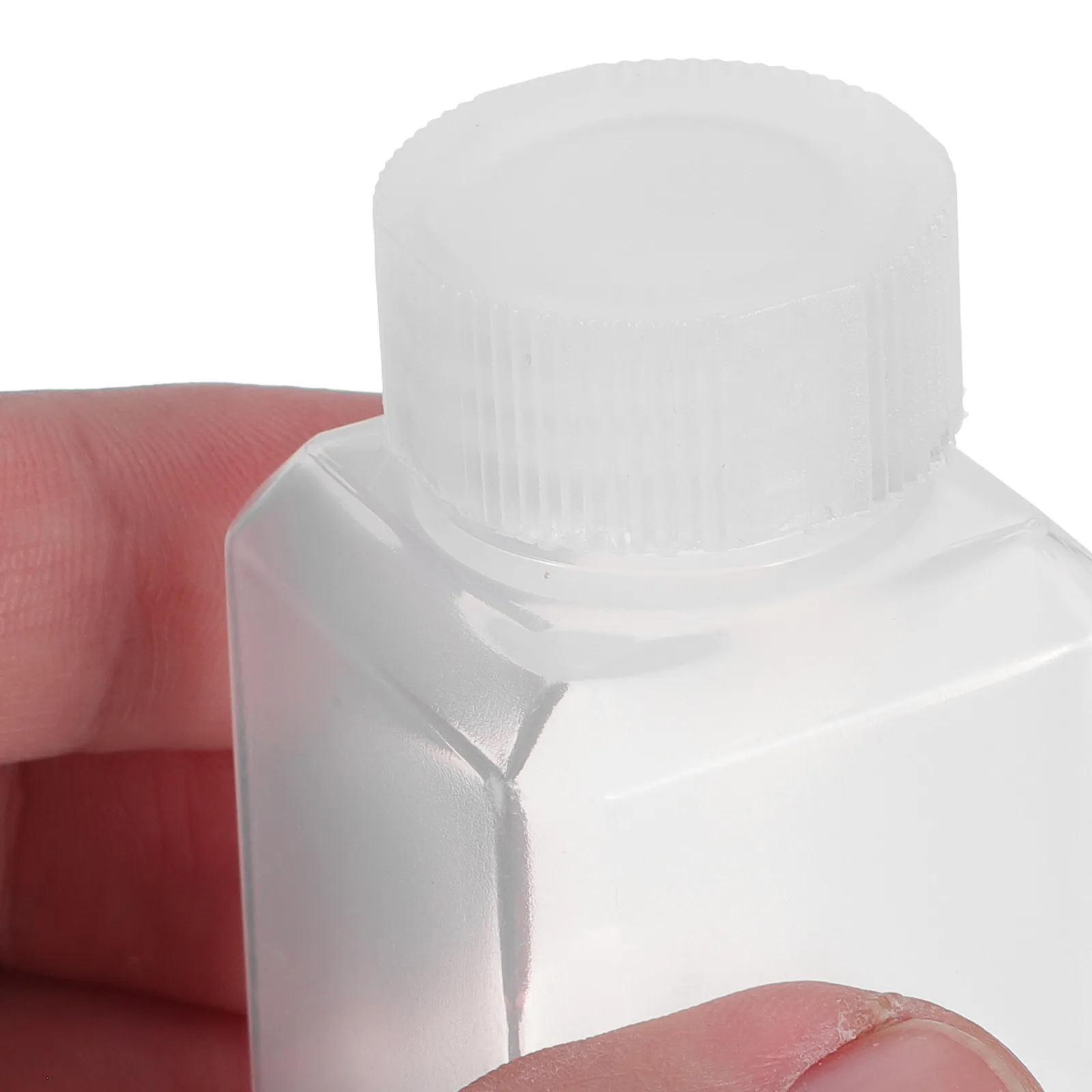 

10Pcs Reinforced Sealing Plastic Bottles 30Ml Small Square Sample Bottles for Lab Liquids Powders Easy