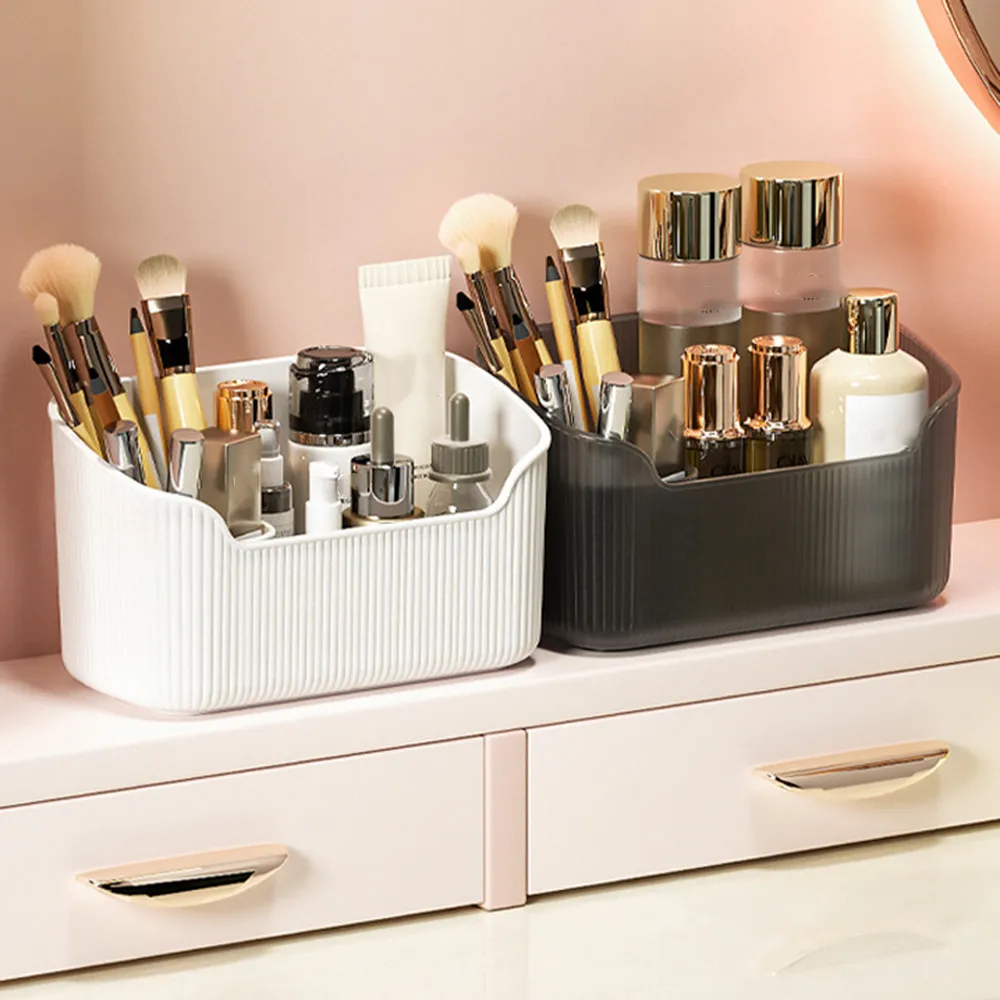 Women Makeup Organizer Cosmetic Storage Boxes Men\'S Toiletries Razor Display Stand Foundation Blush Brushes Eyeliner Pen Holder