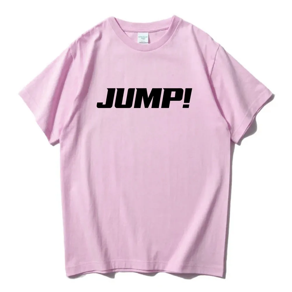 BP Jump 2025 Graphic T Shirts  Kpop Pink Korean Girls' Band T-shirts Cotton Fashion Short Sleeve T Shirt Men Women Clothing Tees
