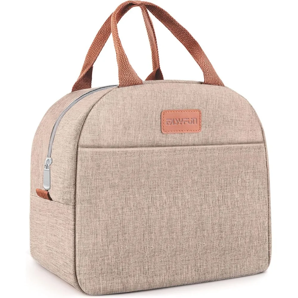 

Lunch Bag for Women & Men Adult Insulated Lunch Box, Small Leakproof Cooler Food Lunch Containers Reusable High Capacity Lunch T