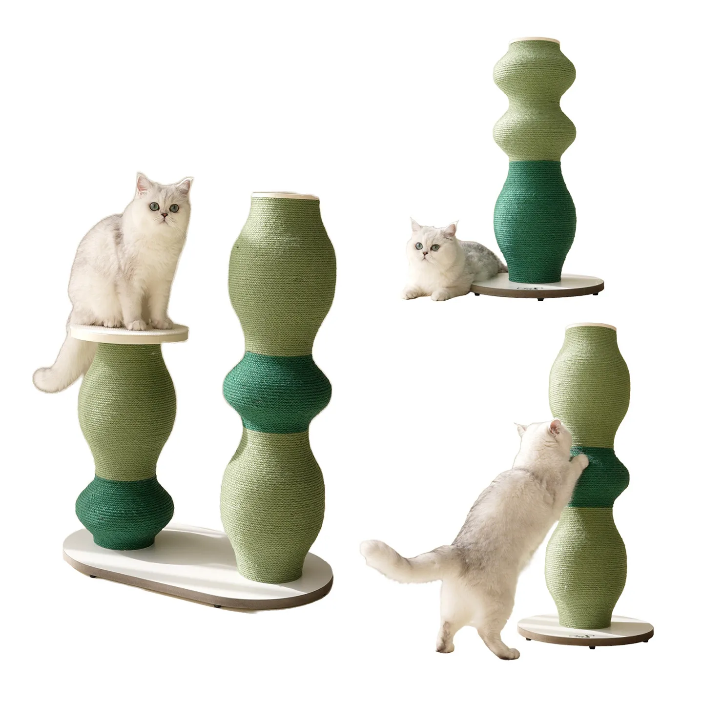 

Cat Furniture, Colorful Hemp Rope Vertical, Scratching Post Wear-resistant Cat Toy