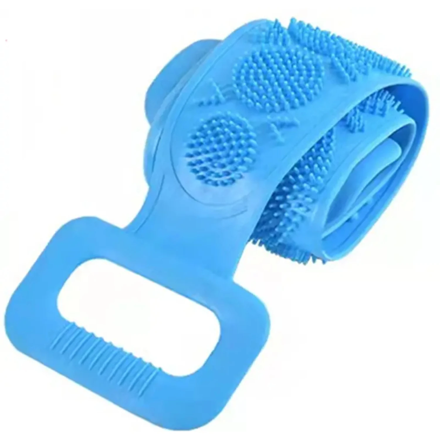 

Silicone Bath Body Brush for Shower - Exfoliating and Cleansing Back Scrubber - 1pc with Colour Options