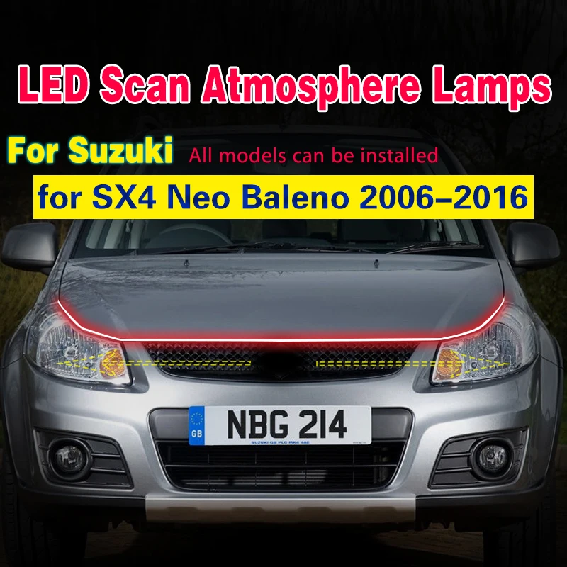 

For Suzuki SX4 Neo Baleno 2006-2016 Fog Light Fog Lamp With Start Scan Daytime Running Driving Light Waterproof Flexible LED 12v