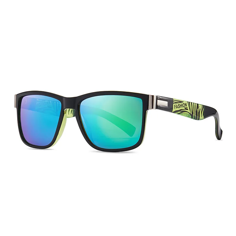 Brand Square Polarized Fashionable Cycling Glasses Men and Women Running Outdoor Sports Fishing Colorful Sunglasses UV400