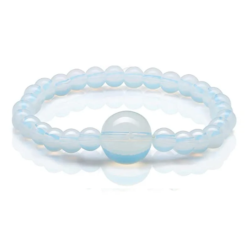 

bracelet elastique femme Natural Stone Lapis Lazuli Amethyst Quartz Bead Bracelet Women Men Reiki Healing Elastic Bracelet Fashi