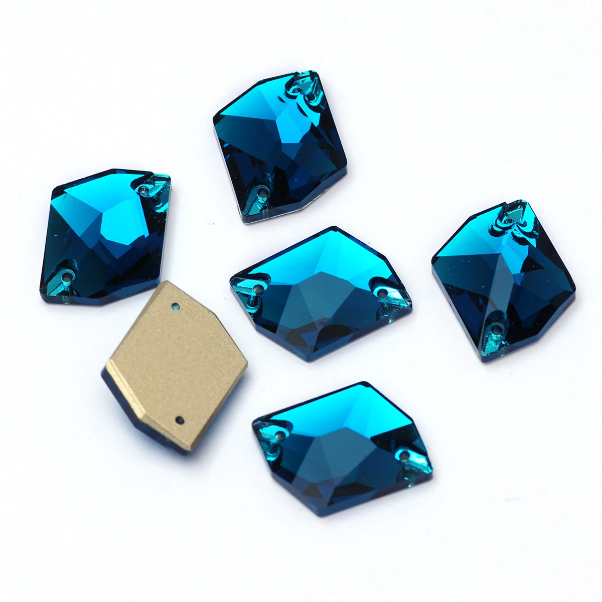 Pubrilex Cosmic Shape Aufnähbare Strasssteine aus K9-Glas mit abgeschrägten Kanten für Kleidung und Schmuckdekoration – Detail 14