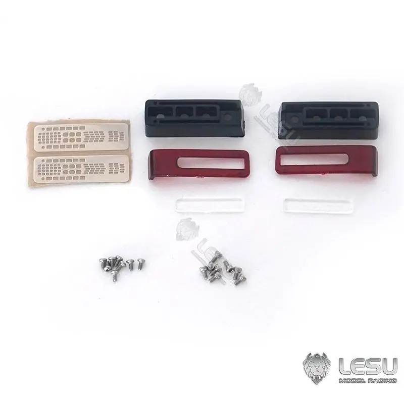 Tail light LESU 1/14 truck model S-1269-C wooden truck flatbed truck