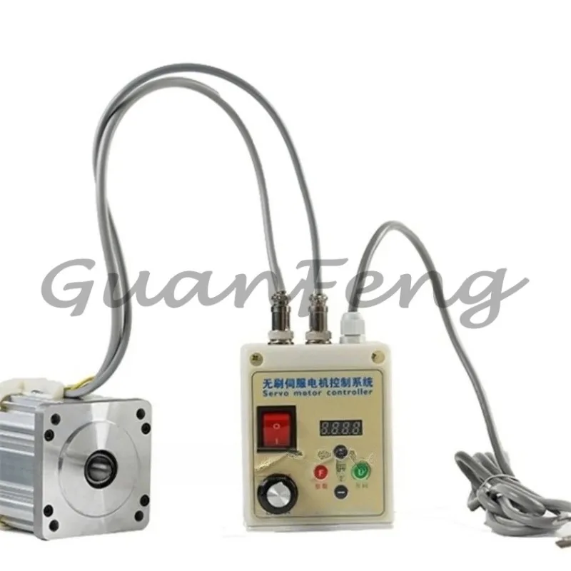 110V‑220V Brushless Servo Motor Assembly Kit, 550W 750W Knob Adjustable Speed Control Set