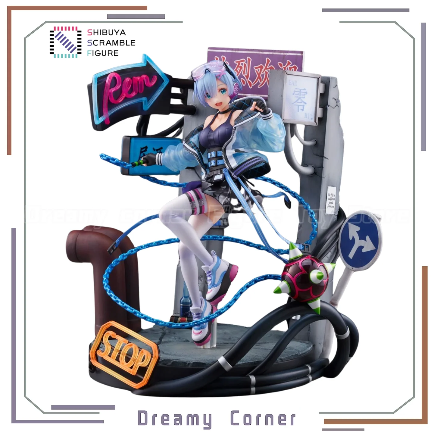 【In Stock】Alpha Satellite SSF EStream Re:ZERO - Starting Life in Another World REM Neon City Ver 1/7 Scale Figure
