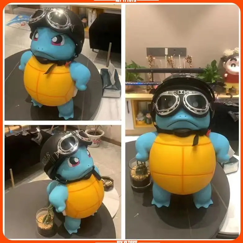 

42 см Pok é Mon Pocket Monsters, большой Arrogant Jenny Turtle Kara, модель маленького эльфа, орнамент, модная игрушка ручной работы в подарок