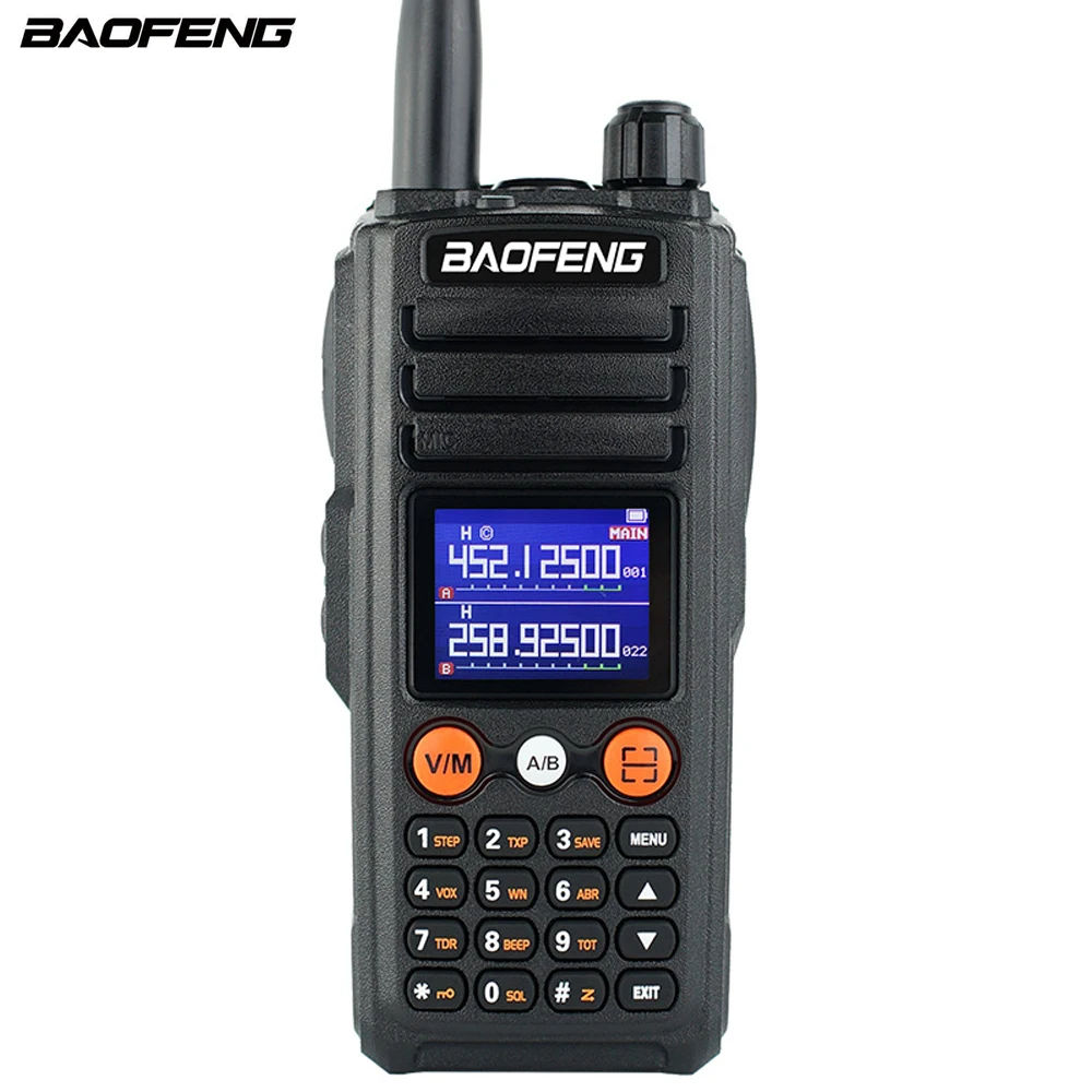 UV-27L BAOFENG 워키토키 UV-27 프로 맥스 양방향 라디오, 트라이 밴드 지지대, C타입 충전 BF-UV27L, FM 휴대용 인터콤, 신제품