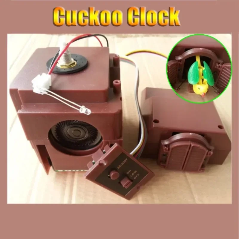 

Quartz Cuckoo Clock Movement Wall Clock Living Room Vintage Sun Movement Accessories Music Bird Time Telling Home Decoration