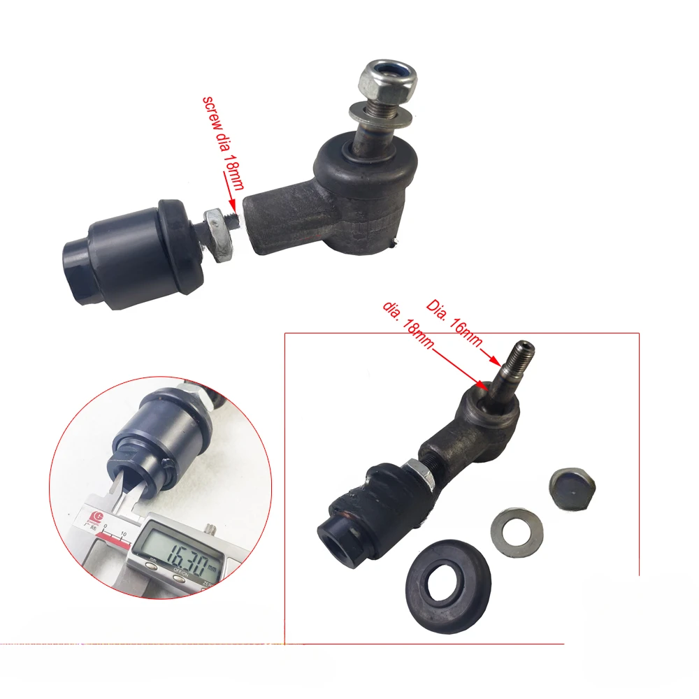 Steering joint for power cylinder for Jinma 254 tractor, please check the shape and dimenssions firstlty, part number: