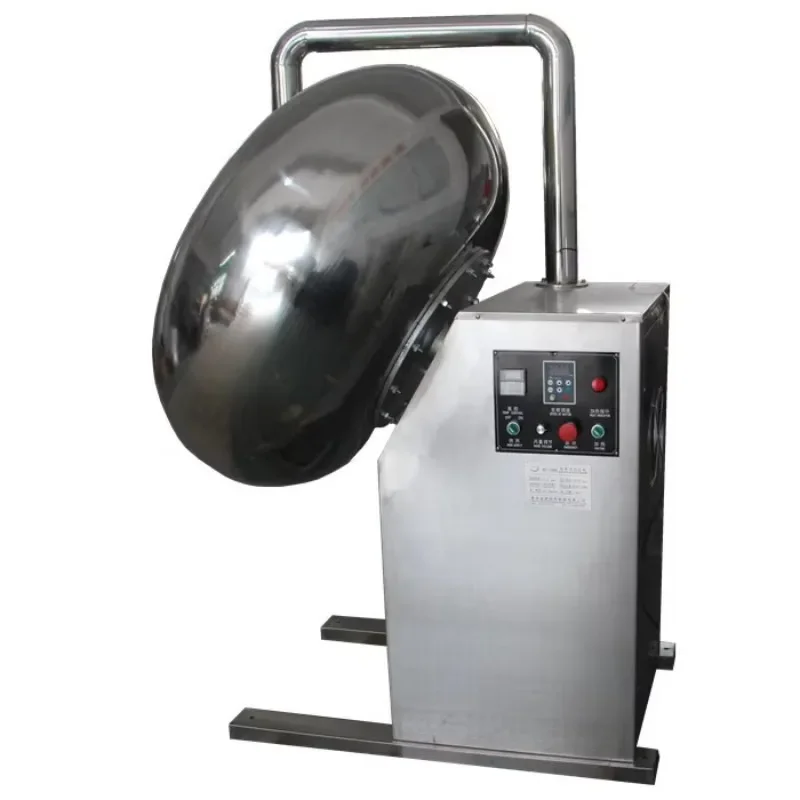 【الأكثر مبيعًا】آلة معالجة طلاء الشوكولاتة واللوز والفول السوداني واللوز المعتمدة من CE BY800 300-50 كجم لكل دفعة