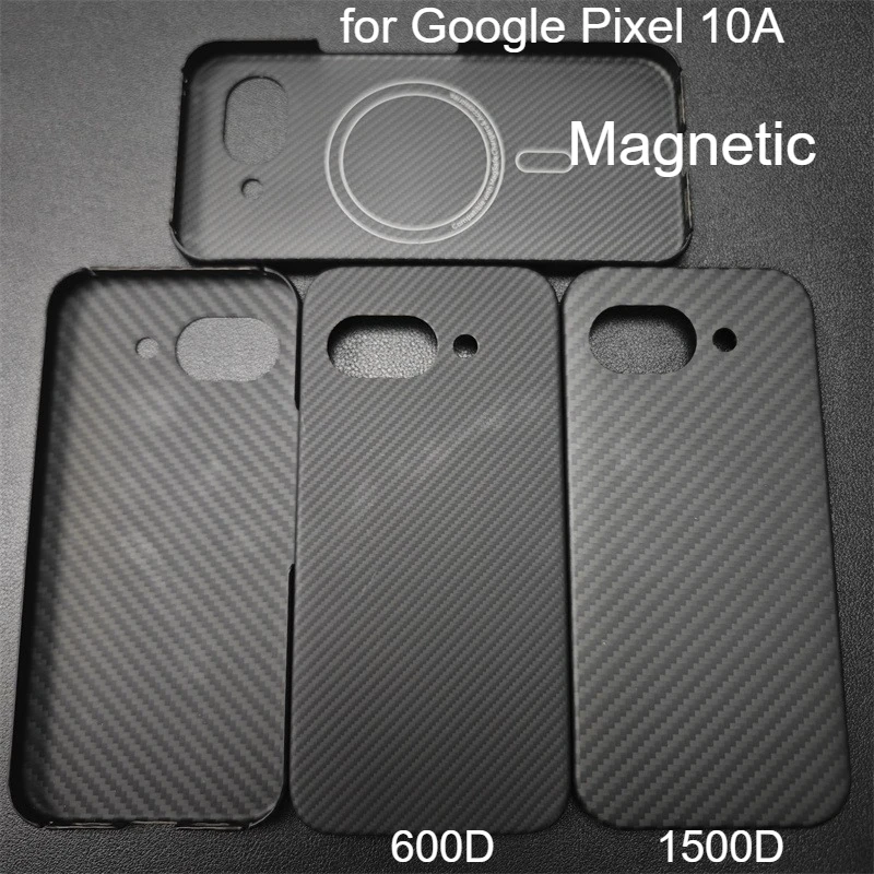 

for Google Pixel 10A Magnetic Case Carbon Fiber Mobile Phone Cases for MagSafe Shockproof Aramid Fiber Ultra-Thin Phone Cover