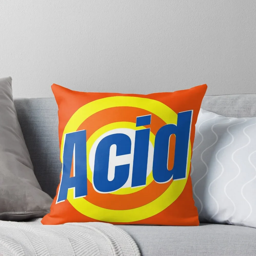

Acid powder new arrival Throw Pillow