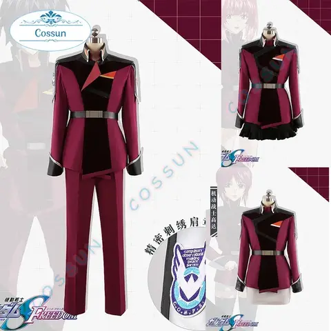 [Customized] Shinn Asuka / Lunamaria·Hawke / Agnes Giebenrath Cosplay Costume Halloween Game Suit Anime Women Men Outfits