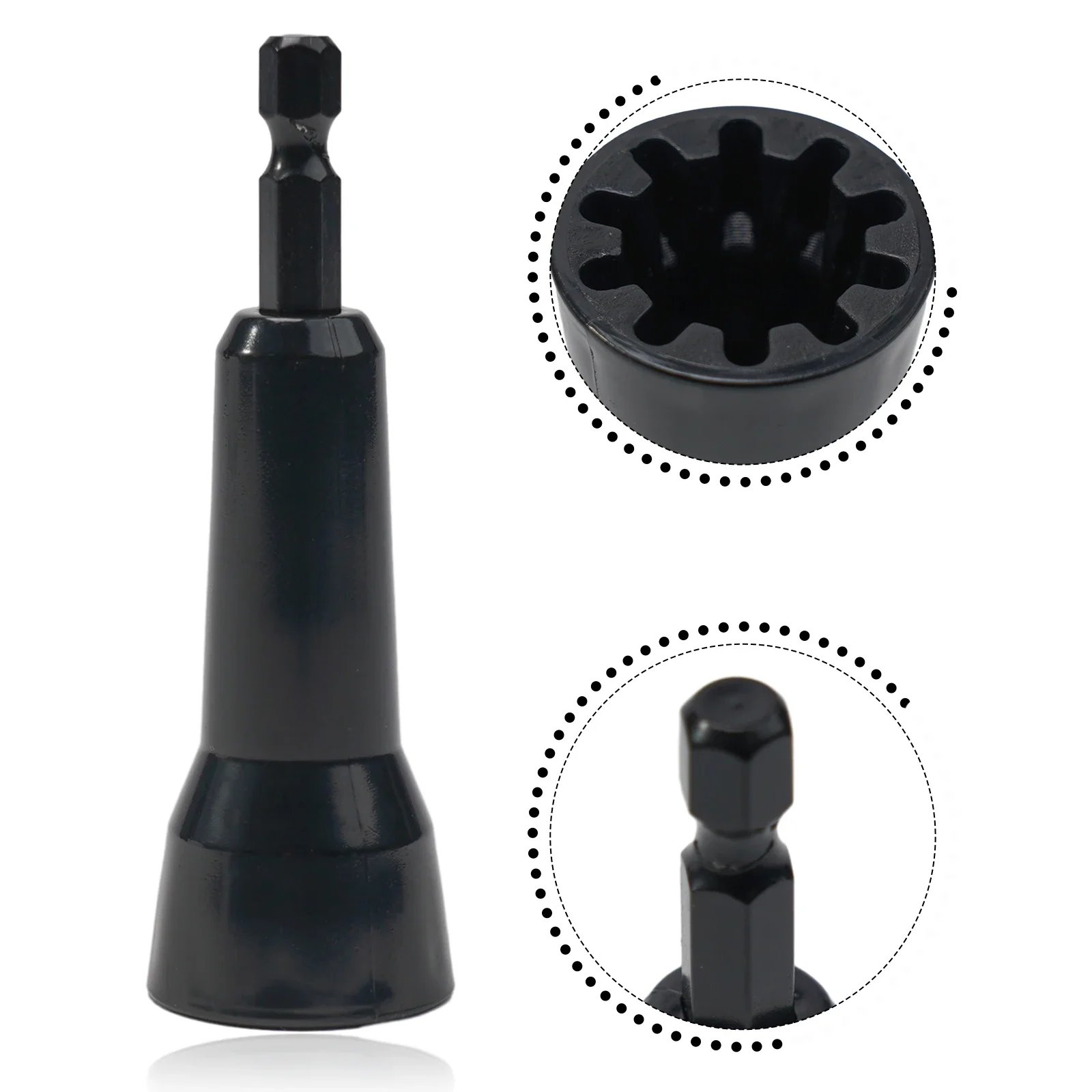 Electrician Wire Wire Twister 1 / 4 "chuck 1pc Accessories Connectors Drive Sockets Hexagonal Handle Practical