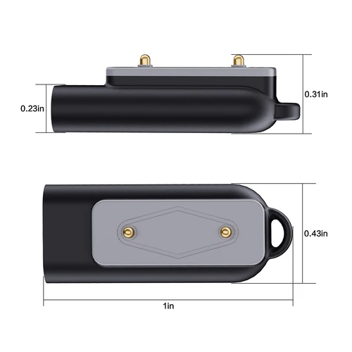 Imagen 2 del producto Adaptador de cargador de reloj magnético tipo C, adaptador de cargador de reloj tipo C para Samsung Galaxy Fit 3, Huawei Watch Fit 3 2