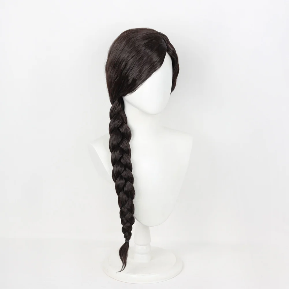 Pelucas de bruja Elphaba 2024 película Wiked Cosplay accesorios de disfraz de fantasía pelo largo trenzado mujeres adultas accesorios de fantasía de juego de rol