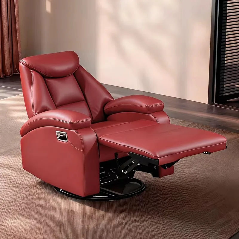 

Red Small Electric Recliner Sofa Massage Nordic Lounges Electric Recliner Sofa Modern Minimalist Divano Soggiorno Furniture Home