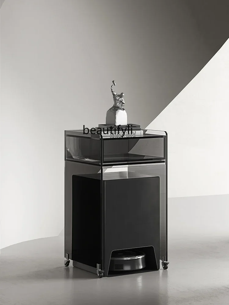 

New Arrivals Modern Minimalist Sweeping Robot Storage Rack Mobile Shelf Storage Rack Furniture Living Room 03A
