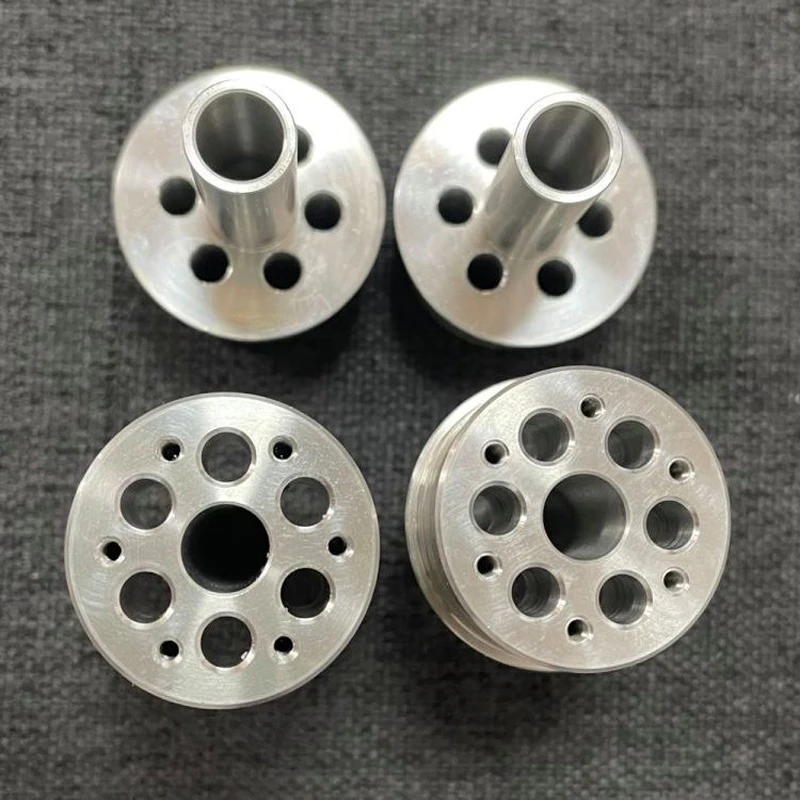 

Custom Aluminum Multi-Hole Flange Shaft Sleeve High-Precision CNC Machined Industrial Connectors