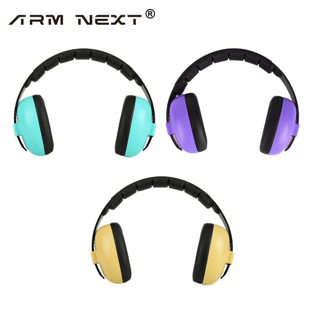 Kids Noise Cancelling Earmuffs Headphone Hearing Protection Safety Earmuffs Baby Sleep Anti-Noise Ear Defenders