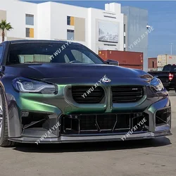 For BMW M2 G87 2Door Coupe 2023 2024+ Car Front Bumper Lip Spoiler Splitter Front Lip Cover Protector Spoiler Bodykit Tuning