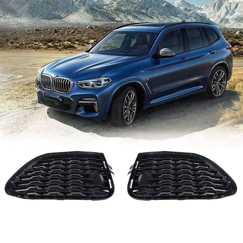 51118056941 51118056941 Front Bumper Windscreen Fog Lamp Grille Fog Lamp Frame Car Parts For BMW X3 X4 F25 F26