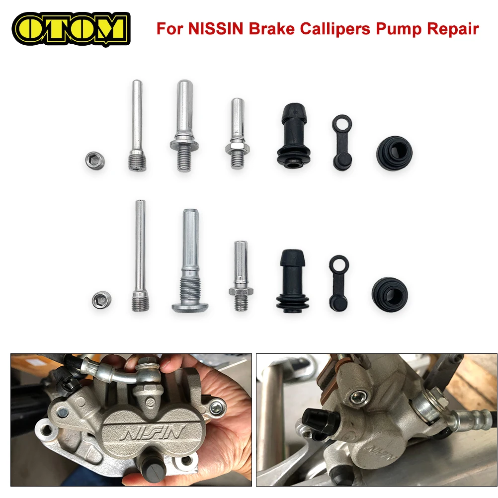 Kit de reparación de bomba de pinza de freno delantero y trasero para motocicleta NISSIN, HONDA, KAWASAKI, SUZUKI, bicicleta de Motocross todoterreno japonesa