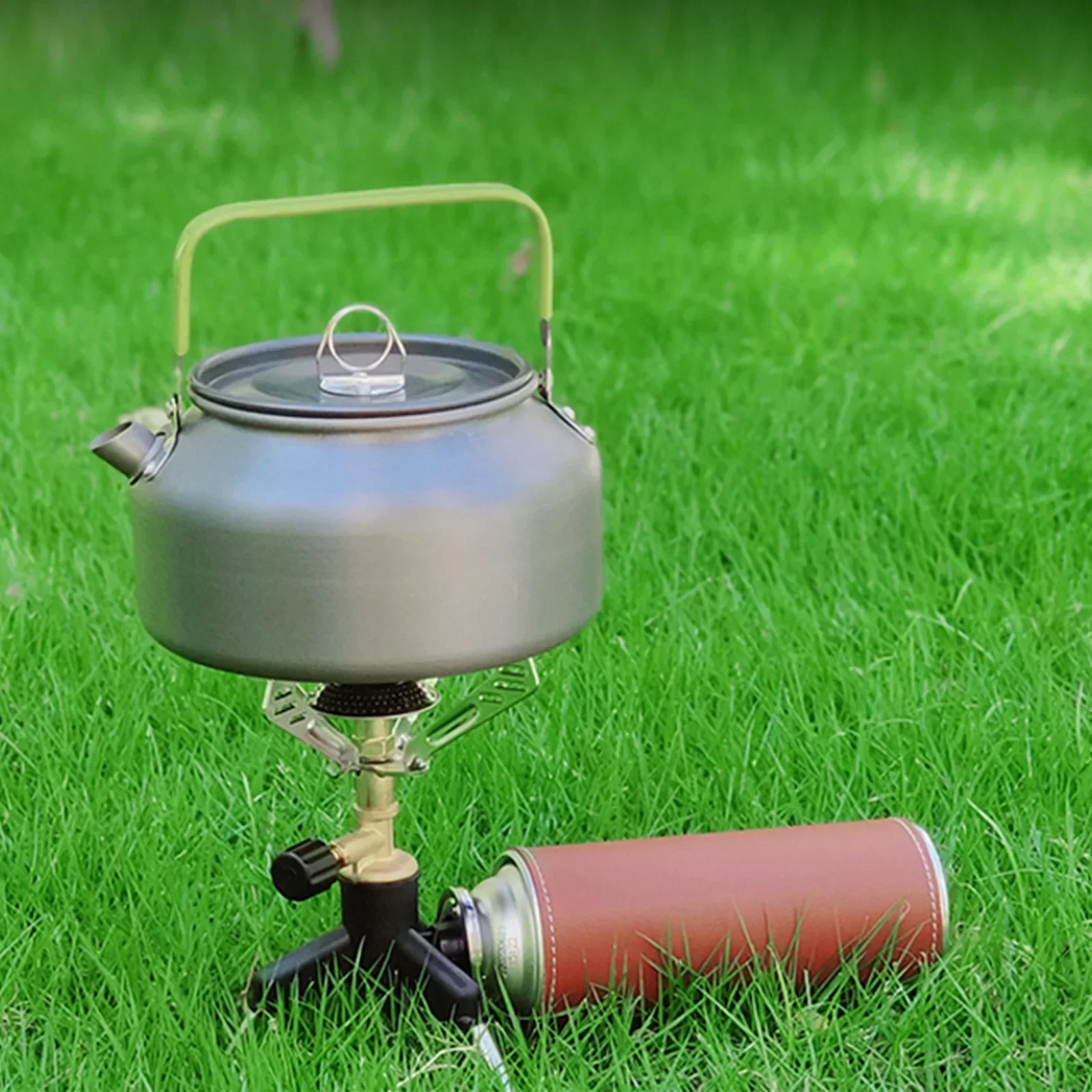Three Legs Gas Tank Adapter Outdoor Tripod Gas Stove Connector Ultralight Tank Stand Adapter  Camping Hiking Equipment image 4
