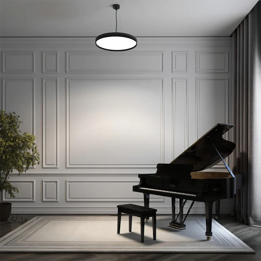 

Indoor LED Pendant Light Round LED Downlights Office Hotel Gym Home Lighting Coffee Shop Commercial Light
