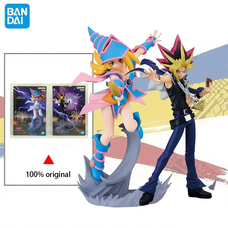 

In Stock BANDAI SENKOUZEKKEI Yu-Gi-Oh! Yami Yugi / Atem Dark Magician Girl Anime Action Figures Model Toys Gift Christmas gifts