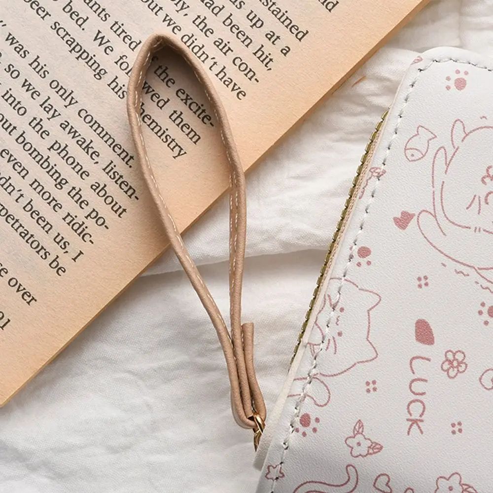 أزياء الكرتون طباعة المحفظة محفظة بو الجلود المحمولة عملة المحفظة طوي سستة المحفظة المرأة الأمتعة أكياس بطاقة الائتمان #3