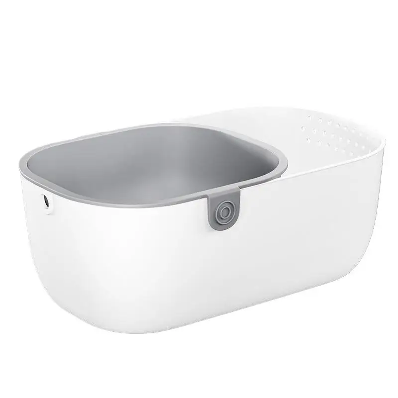 

【HM】Double-layer Snack Fruit Food Storage Box Household Fruit Plate Drain Tray Special Storage Basket For Lazy People