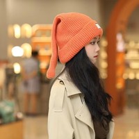Fashion Autumn and Winter Knitted Wool Hat Warm Rabbit Ears Tide Hat Niche Design Ear Protection Cap Men Women