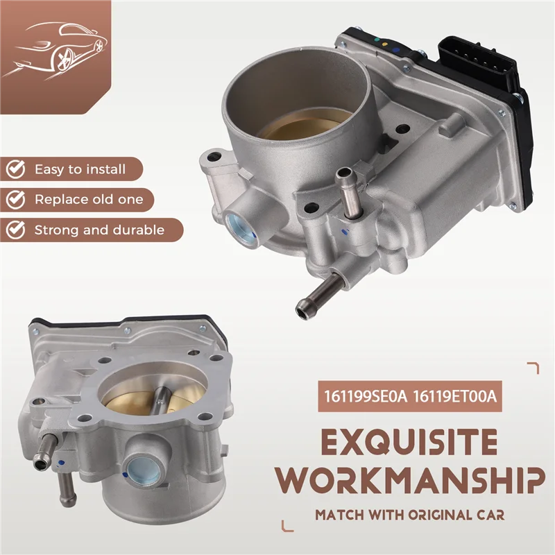 

AV36-16119-ET000 16119-3RC0A Car Throttle Body For Nissan Sentra Versa Cube NV200 Tiida 2007-2019