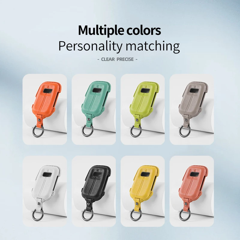 High quality goat skin personalized key set box For Zeekr 9X 001 2026 modified car remote control protective shell