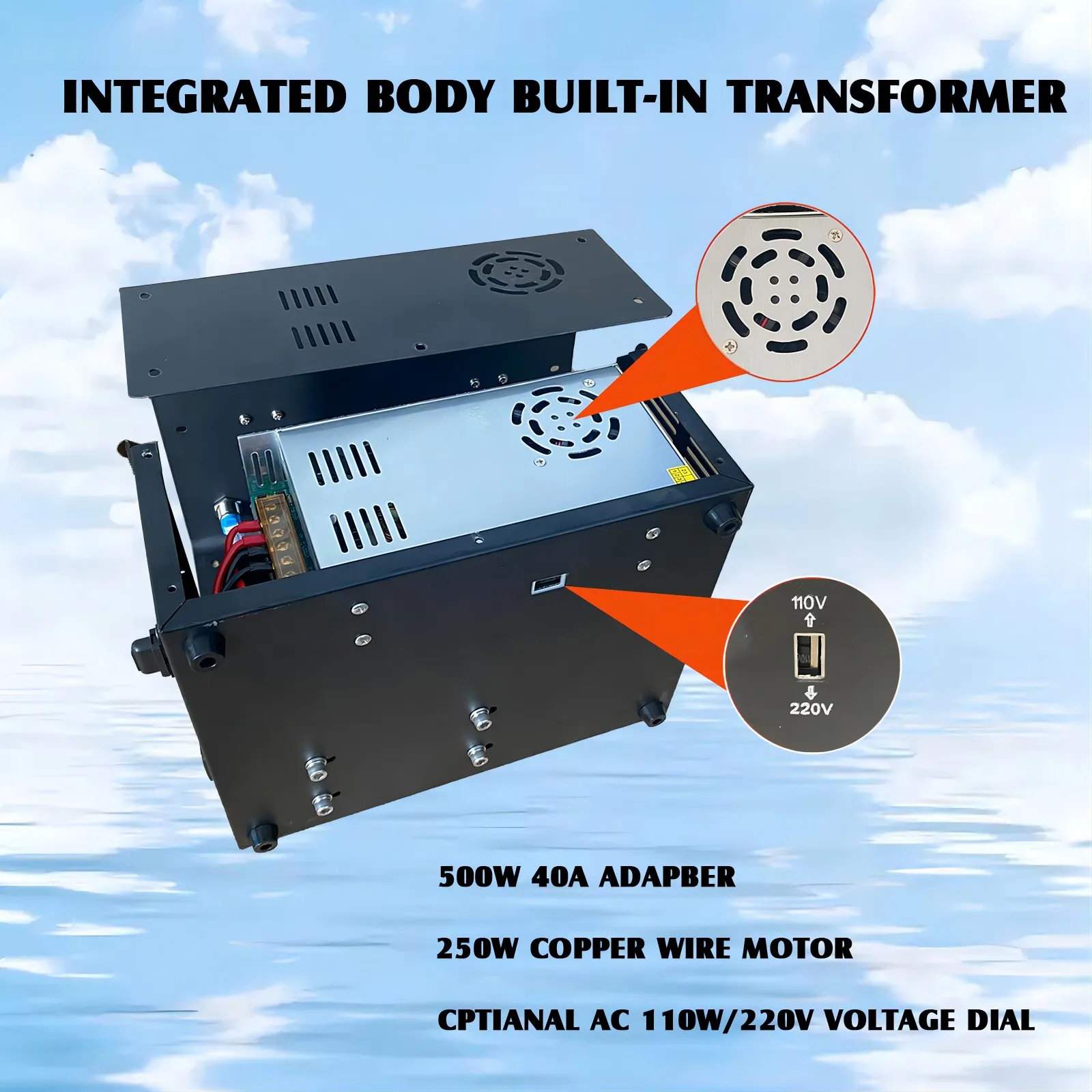 Imagem -03 - Compressor de ar Portátil Pcp 300bar 4500psi 220v Embutido 110v Adaptador de Energia Valor da Pressão Parada Automática Adequado para Subme