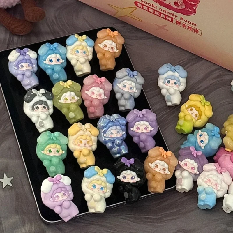

Yooki оригинальная серия Candy Boom слепая коробка Kawaii аниме мини-фигурка Коллекционная настольная статуя модная игрушка украшение
