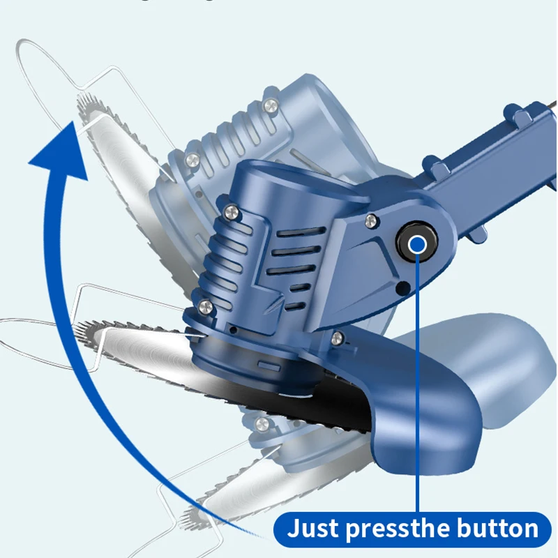 Elektrische Rasenmäher Haushalt Wiederaufladbare Lithium-Batterie Mäher Gras Cutter Kleine Garten Rasenmäher Multifunktions Rasen Trimmer