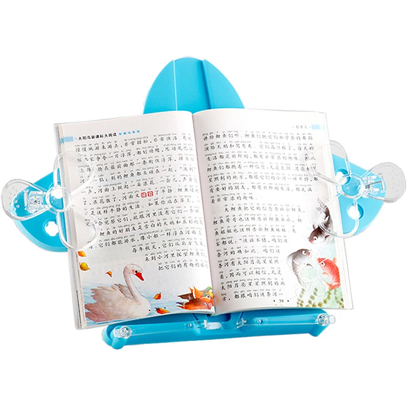 Portable Reading Bookends Adjustable Bookend Stand Holder Reading Rack Multi-purpose Book Brackets Mobile Phone Tablets Holders