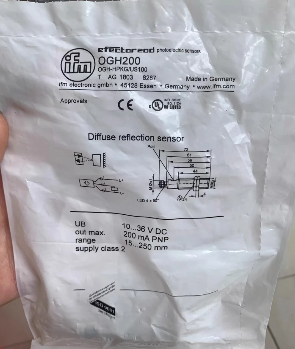 Brand New    Ogh200 Photoelectric Switch Sensor Stable and Industrial Automation Equipment in Stock New